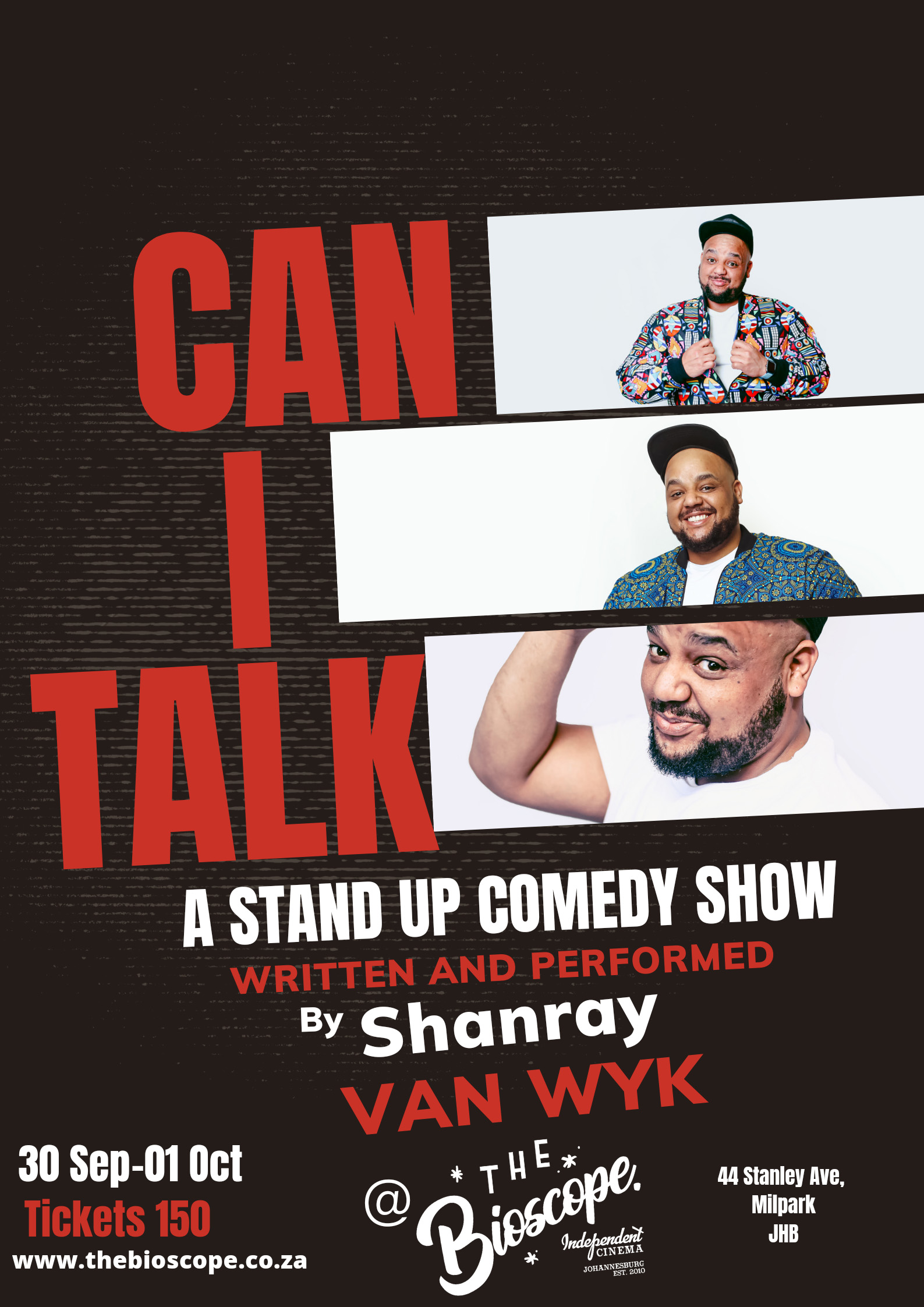 Shanray Van Wyk Presents Can I Talk The Bioscope